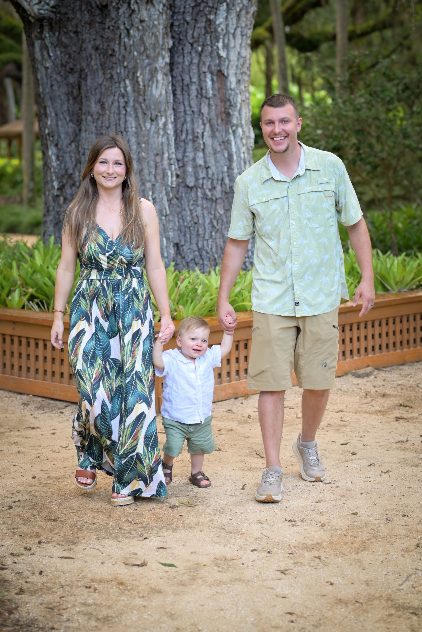 Chris Marney, founder of Solaterra LLC, with his family